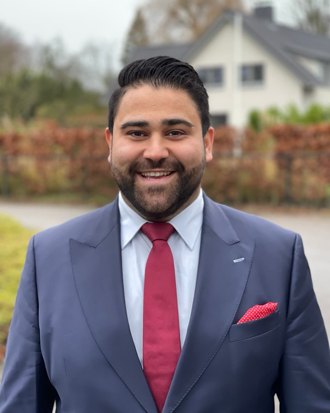 Portret van Mohammad Moghtader